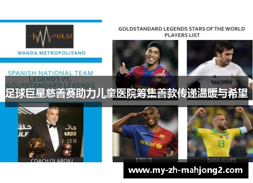 足球巨星慈善赛助力儿童医院筹集善款传递温暖与希望 足球巨星慈善赛助力儿童医院筹集善款传递温暖与希望
